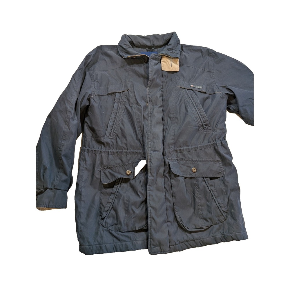 bugle‎ boy blue utility jacket size L polyester